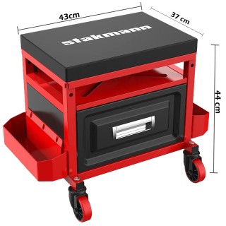 STAKMANN Καρέκλα Εργαστηρίου με Συρτάρι για Εργαλεία Καρέκλα Μηχαν... STAKMANN Καρέκλα Εργαστηρίου με Συρτάρι για Εργαλεία Καρέκλα Μηχαν...