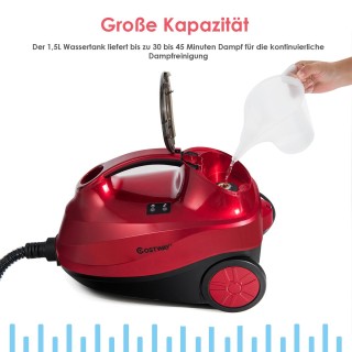 Costway  Αξιόπιστος και Αποτελεσματικός Ατμοκαθαριστής με Βαθύ Καθα...