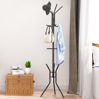 BAKAJI Μαύρη Επιδαπέδια Κρεμάστρα Ρούχων με 12 Γάντζους Εξοικονόμη... BAKAJI Μαύρη Επιδαπέδια Κρεμάστρα Ρούχων με 12 Γάντζους Εξοικονόμη...