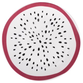 Villa DEste Σετ 6 τμχ  Πιάτο φρούτων από πορσελάνη Fruit Life 5921916