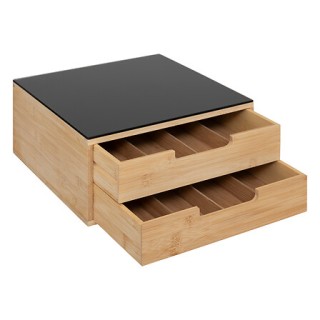 Συρτάρι - Διοργανωτής για Κάψουλες Καφέ - 2 Επίπεδα | Μαύρο Γυαλί &... Συρτάρι - Διοργανωτής για Κάψουλες Καφέ - 2 Επίπεδα | Μαύρο Γυαλί &...