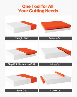 VEVOR 200W Πολυλειτουργική Κοπτική Συσκευή Αφρολέξ με 1150mm Μήκος ...