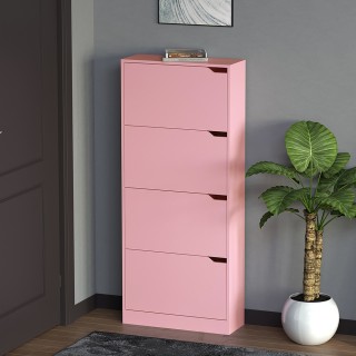 BAKAJI Ντουλάπα παπουτσιών 4 φύλλων με ράφια διπλού βάθους, χρώμα ... BAKAJI Ντουλάπα παπουτσιών 4 φύλλων με ράφια διπλού βάθους, χρώμα ...