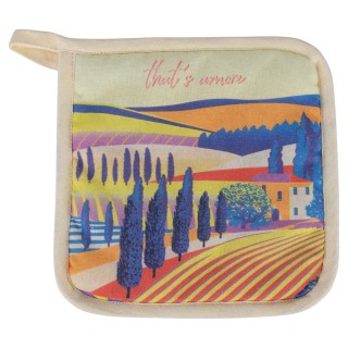 Villa dEste Home Κουζίνας Κράτημα Διπλής Όψης Βαμβακερό 20x20cm Tha...
