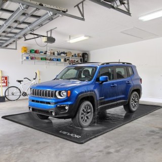 VEVOR Αντιολισθητικό Πατάκι Γκαράζ (2.4 x 4.9 m) από PVC, Αδιάβροχο...