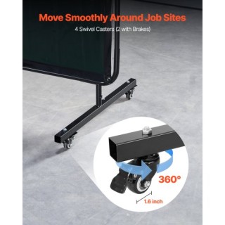 VEVOR Οθόνη Συγκόλλησης με Πλαίσιο, 3-Πάνελ από Ανθεκτικό Βινύλιο μ...