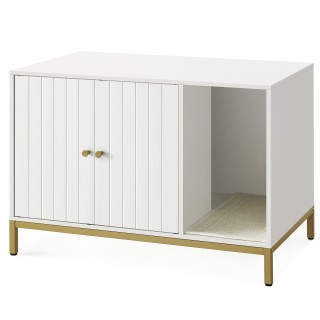 FEANDREA Πολυλειτουργικός Κρυψώνας Λεκάνης Απορριμμάτων για Γάτες 8...