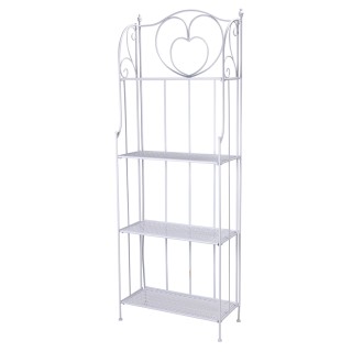 Galileo Ραφιέρα 4 επιπέδων αναδιπλούμενη σε μέταλλο 605x28xΥ167 cm ...