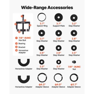 VEVOR Σετ Εργαλείων Αφαίρεσης & Τοποθέτησης Τροχών και Ρουλεμάν για...