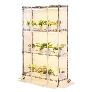 VEVOR Τετράριχτη Ραφιέρα Καλλιεργητήρι με LED Φώτα, 59 ίντσες ZWPYJ... VEVOR Τετράριχτη Ραφιέρα Καλλιεργητήρι με LED Φώτα, 59 ίντσες ZWPYJ...