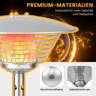 Costway Φορητός Θερμαντήρας Τραπεζιού Προπανίου 3200 W για την Τερά... Costway Φορητός Θερμαντήρας Τραπεζιού Προπανίου 3200 W για την Τερά...