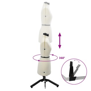 vidaXL Ρυθμιζόμενο Πολυτελής Γυναικείο Μανεκέν Βελούδου για Σχεδιασ... vidaXL Ρυθμιζόμενο Πολυτελής Γυναικείο Μανεκέν Βελούδου για Σχεδιασ...