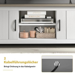 Costway Έπιπλο Τηλεόρασης με άφθονο αποθηκευτικό χώρο και μοντέρνο ... Costway Έπιπλο Τηλεόρασης με άφθονο αποθηκευτικό χώρο και μοντέρνο ...