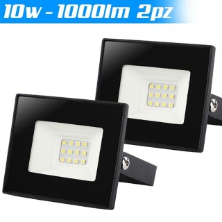 BAKAJI Σετ 2 Fari LED 10W Υψηλής Φωτεινότητας 1000lm Λευκός Προβολέ... BAKAJI Σετ 2 Fari LED 10W Υψηλής Φωτεινότητας 1000lm Λευκός Προβολέ...