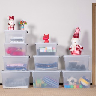 BAKAJI Σετ Κουτιά 4 x 30 L Πλαστικό Αποθηκευτικό Συρτάρι Εξοικονόμ... BAKAJI Σετ Κουτιά 4 x 30 L Πλαστικό Αποθηκευτικό Συρτάρι Εξοικονόμ...