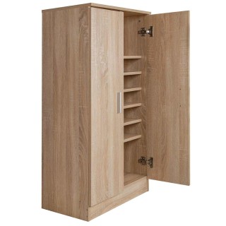 BAKAJI  Παπουτσοθήκη με 2 πόρτες 7 ράφια 55 x 36 x 108 cm - Πολυλει...