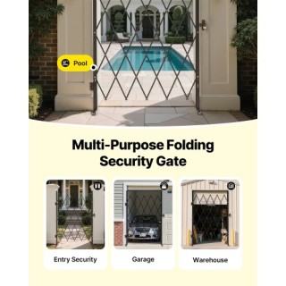 VEVOR Πτυσσόμενη Κλειδωτή Πόρτα Ασφαλείας Ψαλιδωτής Σχάρας 49.61 x ... VEVOR Πτυσσόμενη Κλειδωτή Πόρτα Ασφαλείας Ψαλιδωτής Σχάρας 49.61 x ...