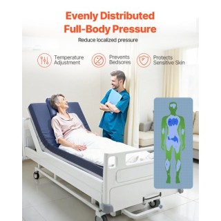 VEVOR 6-Ιντσών Αδιάβροχο Αντιολισθητικό Στρώμα Αφρού για Ιατρικά Κρ...