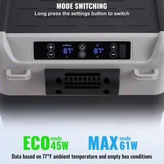 Φορητό Ψυγείο Καταψύκτης Αυτοκινήτου VEVOR 50L Διπλής Ζώνης  GLCZBX...