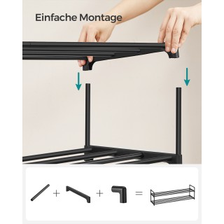 SONGMICS 3-Επίπεδη Παπουτσοθήκη, Μεταλλική, Χωράει 15-18 Ζευγάρια, ... SONGMICS 3-Επίπεδη Παπουτσοθήκη, Μεταλλική, Χωράει 15-18 Ζευγάρια, ...