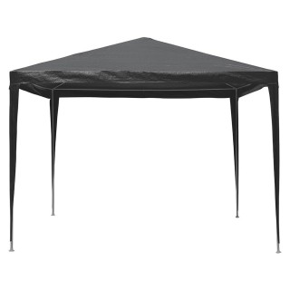 BAKAJI  Κιόσκι Κήπου 3x3 μτ από Μέταλλο Αδιάβροχο Κάλυμμα Γκρι Βερά...