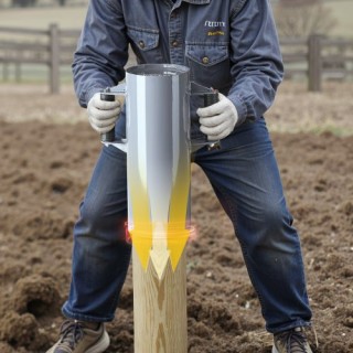 VEVOR Βαρέως Τύπου Κρουστήρας Για Στύλους Περιφράξεων Κήπου WLDZC61...