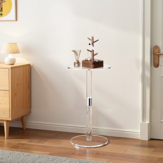 VEVOR Διαφανές Ακρυλικό Πλαϊνό Τραπέζι VEVOR, Διαστάσεις 25.4 x 25....