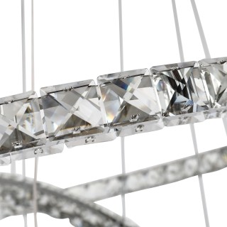 Μεταλλικός LED Πολυέλαιος με Κρύσταλλα και Τηλεχειριστήριο 60 x 110... Μεταλλικός LED Πολυέλαιος με Κρύσταλλα και Τηλεχειριστήριο 60 x 110...