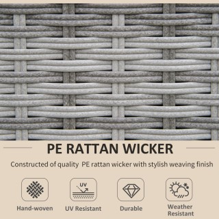 Outsunny PE Rattan Garden Lounge 8 τεμαχίων με πολυθρόνες, τραπέζια... Outsunny PE Rattan Garden Lounge 8 τεμαχίων με πολυθρόνες, τραπέζια...