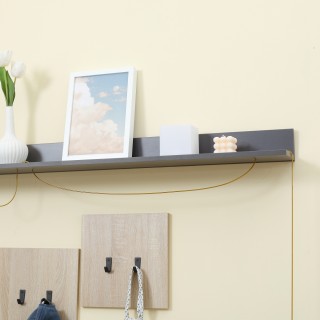 Σετ έπιπλα διαδρόμου HOMCOM με σχάρα, ντουλάπι παπουτσιών με πάγκο ... Σετ έπιπλα διαδρόμου HOMCOM με σχάρα, ντουλάπι παπουτσιών με πάγκο ...