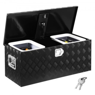 VEVOR Βαρέως Τύπου Μαύρο Αλουμινένιο Κουτί Εργαλείων για Φορτηγά 35... VEVOR Βαρέως Τύπου Μαύρο Αλουμινένιο Κουτί Εργαλείων για Φορτηγά 35...