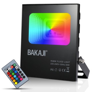 BAKAJI Φωτιστικό Faro LED RGB 30W Εξωτερικού Χώρου Slim IP65 με Τηλ... BAKAJI Φωτιστικό Faro LED RGB 30W Εξωτερικού Χώρου Slim IP65 με Τηλ...