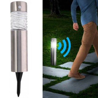BAKAJI Λάμπα Κήπου με Ηλιακή Φόρτιση και Αισθητήρα Κίνησης Πάσσαλο... BAKAJI Λάμπα Κήπου με Ηλιακή Φόρτιση και Αισθητήρα Κίνησης Πάσσαλο...