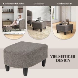 Costway Σετ Στρογγυλής Πολυθρόνας και Οθωμανής με Μαλακό Βελούδο 6... Costway Σετ Στρογγυλής Πολυθρόνας και Οθωμανής με Μαλακό Βελούδο 6...