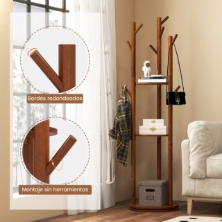 Costway Επταώροφο Μαύρο Ραφιέρα Οίνου με Θήκες Ποτηριών JV13145 Costway Επταώροφο Μαύρο Ραφιέρα Οίνου με Θήκες Ποτηριών JV13145