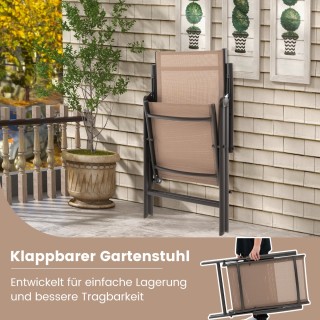 Costway Καρέκλα Κήπου με 7-Θέσεων Ρυθμιζόμενη Πλάτη, Αναδιπλούμενη... Costway Καρέκλα Κήπου με 7-Θέσεων Ρυθμιζόμενη Πλάτη, Αναδιπλούμενη...