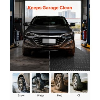 VEVOR Ρολό Δαπέδου Γκαράζ 2,28 x 6,1 μ, PVC Μαύρο Αντιολισθητικό Πρ... VEVOR Ρολό Δαπέδου Γκαράζ 2,28 x 6,1 μ, PVC Μαύρο Αντιολισθητικό Πρ...