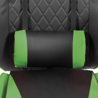 Galileo Καρέκλα Gaming υψηλής ποιότητας με πράσινες ρόδες 2188577