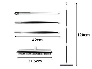 Σκούπα Σιλικόνης με Μεταλλική Λαβή 120 cm 5907451371671 Verk Group Σκούπα Σιλικόνης με Μεταλλική Λαβή 120 cm 5907451371671 Verk Group