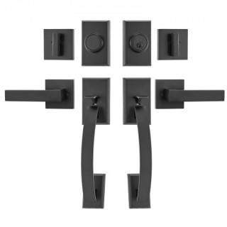 Σετ Χερουλιών Διπλής Πόρτας VEVOR, Μαύρο Ματ, για Εξώπορτα ή Γραφεί... Σετ Χερουλιών Διπλής Πόρτας VEVOR, Μαύρο Ματ, για Εξώπορτα ή Γραφεί...