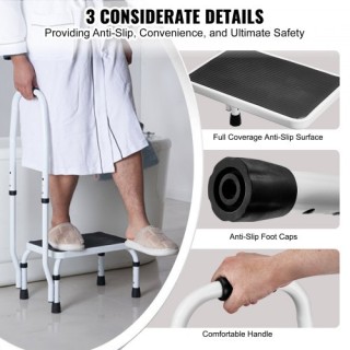 VEVOR Σκαλοπάτι Ρυθμιζόμενο 3 Θέσεων με Χειρολαβή Μέγιστο Φορτίο 1... VEVOR Σκαλοπάτι Ρυθμιζόμενο 3 Θέσεων με Χειρολαβή Μέγιστο Φορτίο 1...