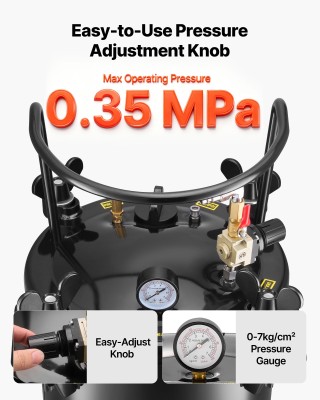 VEVOR Δοχείο Βαφής Υψηλής Πίεσης 30L για Σπρέι Εφαρμογές PQYLGOXSDX...