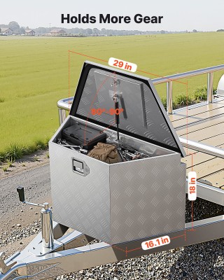 VEVOR Κουτί Αποθήκευσης Αλουμινίου 737x410x457mm με Κλειδαριά για Ρ... VEVOR Κουτί Αποθήκευσης Αλουμινίου 737x410x457mm με Κλειδαριά για Ρ...