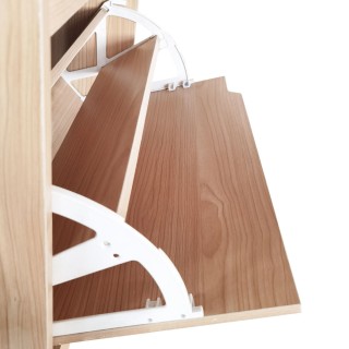 BAKAJI Παπουτσοθήκη 4 Πόρτες Ράφια Διπλού Βάθους Ξύλο MDF 63x24x15... BAKAJI Παπουτσοθήκη 4 Πόρτες Ράφια Διπλού Βάθους Ξύλο MDF 63x24x15...