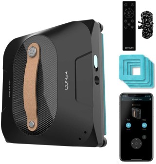 Ρομπότ Καθαρισμού Τζαμιών με Διπλό Ψεκασμό Conga Windroid 1390 Doub... Ρομπότ Καθαρισμού Τζαμιών με Διπλό Ψεκασμό Conga Windroid 1390 Doub...