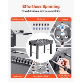 VEVOR Επιτραπέζιο Ποδοσφαιράκι Standard 121 cm για το Σπίτι ZZKZQZ4... VEVOR Επιτραπέζιο Ποδοσφαιράκι Standard 121 cm για το Σπίτι ZZKZQZ4...