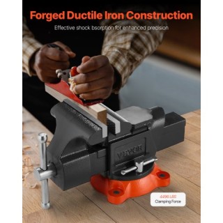 VEVOR Πολυχρηστική Μέγγενη 5 από Εύκαμπτο Σίδηρο με Περιστρεφόμενη ...