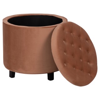 Galileo Πουφ αποθήκευσης πολλαπλών χρήσεων σε απόχρωση καμηλό από ύ...