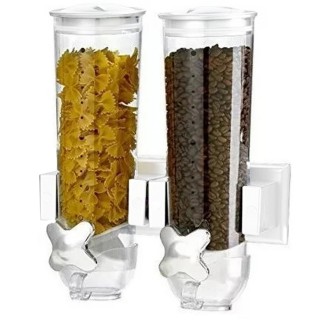 BAKAJI Διπλός Διανομέας Δημητριακών με Στήριξη στον Τοίχο Διανομέα... BAKAJI Διπλός Διανομέας Δημητριακών με Στήριξη στον Τοίχο Διανομέα...