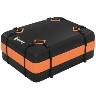 Outsunny Αδιάβροχη μπαγκαζιέρα οροφής 425 λίτρων, πορτοκαλί C20-107... Outsunny Αδιάβροχη μπαγκαζιέρα οροφής 425 λίτρων, πορτοκαλί C20-107...